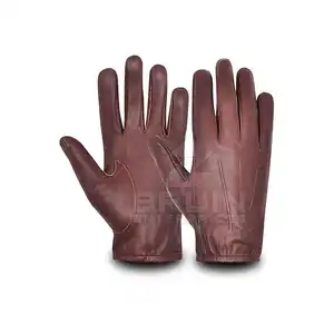 Sarung tangan kulit sapi asli untuk pria, sarung tangan musim dingin bahan kulit sapi lembut, sarung tangan modis kualitas terbaik untuk pria dari Pakistan