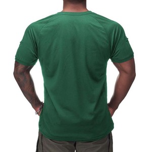 T-shirt de compression en polyester et élasthanne avec logo personnalisé OEM, produits les plus vendus au Pakistan, fabricant de t-shirts de sport, design personnalisé - Product Image 6