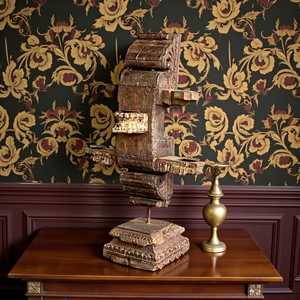 Wooden <b>Candel</b> Stand Elegant Home & Wedding Decoration Christmas & Easter Candle Holders - Product Image 2