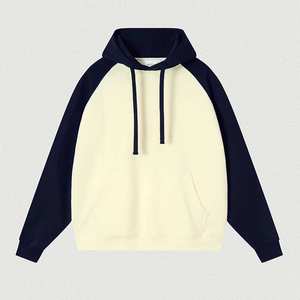 Luxe Hip Hop Plain Hoodies Hommes Blanc Divers Coloré 100% Coton À Capuche Street wear Surdimensionné Heavyweight Hoodies En Coton - Product Image 4
