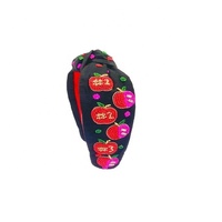 Retour à l'école jours Collection personnalisée avec broderie à la main travail perlé avec haut accessoires de cheveux noués pour la journée scolaire