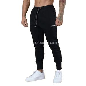 Fabricación Logotipo personalizado Ropa deportiva Puños elásticos altos Algodón cónico Hombres Deportes atléticos Fitness Gimnasio Joggers atléticos - Product Image 6
