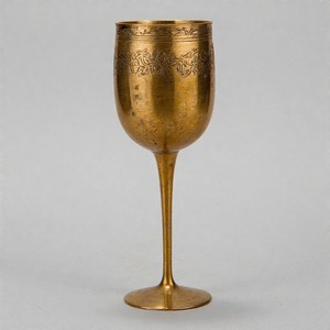 FaithfulCup Sainte Trinité Gobelet à vin orné Calice religieux plaqué or antique pour la messe, les bénédictions et les autels d'église - Product Image 2