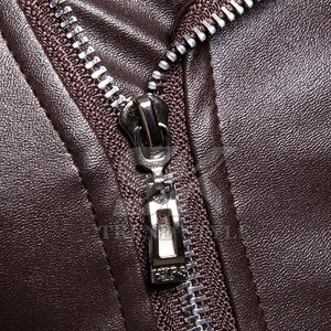 Chaqueta de Cuero Teñido de Alta Calidad con Logotipo Personalizado, Chaqueta de Cuero Teñido, Ropa de Moda, Chaqueta de Cuero Teñido para Hombre - Product Image 5