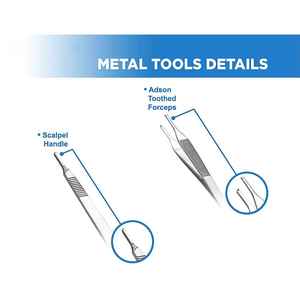HEXA CARE Best Quality <b>Suture</b> Practice <b>Kit</b> for Medical Students CE Certified 2 Year Warranty - Product Image 5