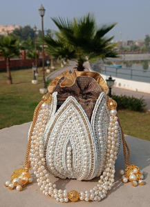 Nouveauté, superbe sac à main imprimé gaufré multicolore, Zardozi, pour travail, soirée nuptiale, sac à main traditionnel pour femmes - Product Image 6