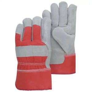 Gréeur canadien Gants en cuir de vachette renforcé Gants de travail en coton lourd de sécurité industrielle avec fonction antistatique - Product Image 4