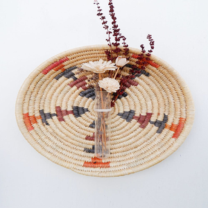 Placa de pared decorativa tejida a mano patrón geométrico colgante de pared para decoración de habitación Oficina disponible al por mayor - Product Image 1