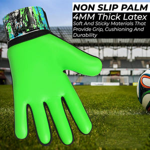 Nouveaux gants de gardien de but de football en latex professionnel 2025, imperméables, respirants, pour le sport, le futsal, avec sangle de poignet réglable, en vente - Product Image 5