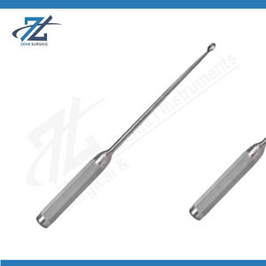 Curette osseuse droite manuelle Shroeder, 310 mm de long, largeur 6 mm, acier inoxydable, instruments chirurgicaux certifiés CE, fabriqués au Pakistan - Product Image 2