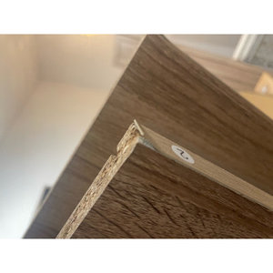 L-Shaped Executive <b>Desk</b> with Built-In <b>Electrical</b> Outlets Engineered Wood DESK2-0042 - Product Image 5