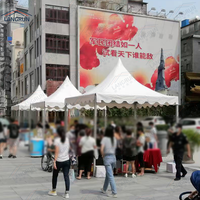 Carpa de Exhibición Personalizada para Exteriores, Impermeable, de PVC, con Techo Impreso, de Aluminio 3x3, para Todas las Estaciones