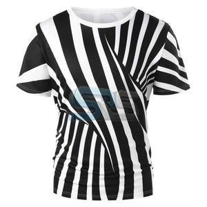 เสื้อยืดผ้าโพลีเอสเตอร์พิมพ์ลายสำหรับผู้ชายทรงหลวมพิมพ์ลายผ้าฝ้าย100% ออกแบบได้ตามต้องการฤดูร้อน - Product Image 1