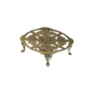 Large Luxury Brass Trivet Elegant <b>Matte</b> Metal Home Decor with High Quality Heat Resistant <b>Table</b> Pad for Home or Hotel Use - Product Image 5