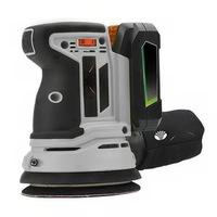Lijadora Orbital Aleatoria Profesional MAMIGA DALOS18-1 de 18V y 1200W con Velocidad Variable, 5 Discos, Batería Recargable de 2 Amperios y 3 Años de Garantía