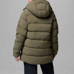 Chaqueta Larga Acolchada para Mujer, Transpirable, Elegante y Ultra Cálida, Diseño Moderno, Relleno de Plumón, para la Temporada de Invierno - Product Image 3