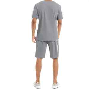 2025 Conjuntos de camiseta y pantalones cortos de verano para hombres Traje de verano informal de 2 piezas Trajes deportivos con camisa y pantalones cortos - Product Image 4