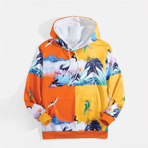 Sweat à capuche imprimé graphique d'hiver en coton 100% de qualité supérieure, manches longues, unisexe, meilleur matériau - Product Image 1