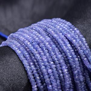 สร้อยคอจิวเวลรี่สำหรับฤดูร้อนสร้อยคออัญมณีสีฟ้าแทนซาไนต์สีม่วงธรรมชาติอันสวยงามแบบหลวมเป็นที่นิยมสำหรับการทำเครื่องประดับ - Product Image 2