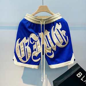 High Quality Custom Logo Embroidered Casual Oversized Canvas <b>Shorts</b> for <b>Men</b> Vintage Streetwear Breathable Eco-Friendly 100% - Product Image 3