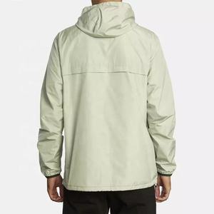 เสื้อแจ็คเก็ตฮู้ดกันน้ำกันลมสำหรับผู้ชาย ผ้าฝ้าย 100% ลายบล็อกสีสันสดใส สไตล์ Anorak สำหรับกิจกรรมกลางแจ้ง พร้อมโลโก้สั่งทำได้ - Product Image 2