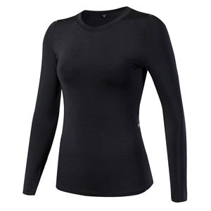 Alto elástico 90% poliéster 10% Spandex secado rápido apretado gimnasio Fitness Yoga impreso Logo deportes camiseta para hombres - Product Image 1