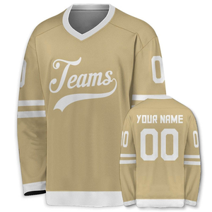 Men's Custom Ice Hockey Jersey Long Sleeve Team Uniform <b>Athletic</b> Sportswear Shirt - Product Image 5