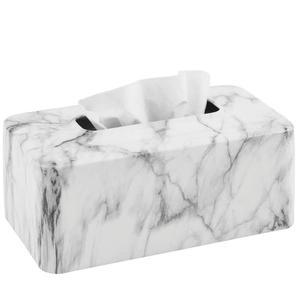 Boîte à serviettes finie argentée exquise porte-serviettes en métal au design unique pour salle de bain hôtel ou maison à usage décoratif - Product Image 2