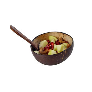 Cuenco de cáscara de coco natural más vendido Cuencos redondos de vajilla de coco a precio mayorista - Product Image 1