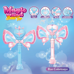 Bâton à bulles <span class=keywords><strong>d</strong></span>'<span class=keywords><strong>amour</strong></span> en plastique, jouet à bulles <span class=keywords><strong>d</strong></span>'extérieur pour enfants de 2 à 14 ans et plus - Product Image 2