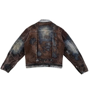 Veste en jean personnalisable de qualité supérieure Vente en gros en usine Service de créateurs Options de sublimation Vêtements sur mesure - Product Image 4