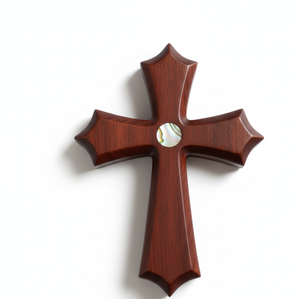 Décoration religieuse chrétienne murale en bois massif de haute qualité, faite à la main, forme personnalisée pour l'intérieur de l'église - Product Image 3