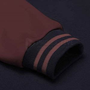 2023 veste Letterman en toile personnalisable pour hommes nouveau design d'hiver à la mode avec col montant et logo - Product Image 4