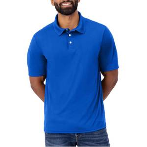 Polo de tela de tacto suave para Hombre Ropa Deportiva de manga corta de secado rápido al por mayor precio barato Polo para hombre - Product Image 1