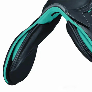 Selle en cuir de Western de cheval de logo personnalisé vente en gros de selles de cheval professionnelles équipement selle d'équitation - Product Image 5