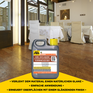 Cire liquide naturelle FILA CLASSIC pour sols en marbre 1L – Facile d'entretien, brillance protectrice pour terracotta et pierre naturelle - Product Image 6