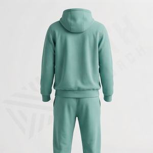 Ensemble de survêtement de course pour hommes avec veste zippée intégrale et pantalon de jogging, logo personnalisé, vêtements de sport de course, ensemble de survêtement de course pour hommes - Product Image 2
