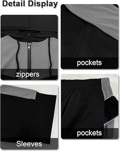 Ensemble de survêtement de jogging sur mesure de haute qualité, vêtements de sport, ensemble deux pièces pour femmes, costumes d'été - Product Image 5