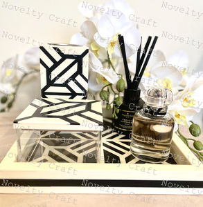 Brûleur d'encens en bois design en forme de gobelet Mubkhar avec couche intérieure métallique pour cadeau de Ramadan Meilleur brûleur à bobine Bakhoor - Product Image 4