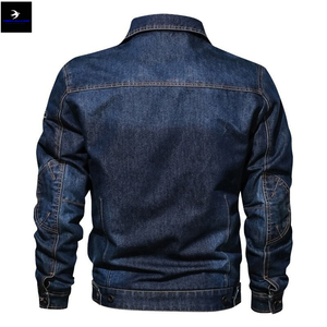 Chaquetas de Mezclilla para Hombre con Cuello Alto, Delgadas, para Invierno, al por Mayor - Color/Logotipo Personalizado, Resistentes al Viento y Transpirables, Servicio OEM de Alta Calidad - Product Image 2