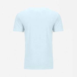 T-shirt d'entraînement à col en v pour hommes de haute qualité 100% coton Polyester hauts Slim Fit col en v vêtements pour hommes grande taille chemise respirante - Product Image 4