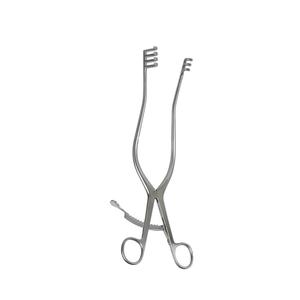 Ensemble d'instruments chirurgicaux manuels auto-retenants Adson Retractor 3x4 à pointes émoussées et pointues, 26,5 cm, en acier inoxydable - Product Image 1