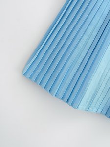 กางเกงเทนนิสเอวสูงทรงพลีท MEISU ผ้าสแปนเด็กซ์/ไนลอน ป้องกันการโป๊ มีกระเป๋า ชุดสองชิ้นสำหรับผู้หญิง - Product Image 6