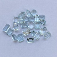 8mm 10mm 12mm naturel bleu aigue-marine à facettes taille émeraude poire ovale ronde pierres précieuses en vrac en gros certifié semi-précieux AAA