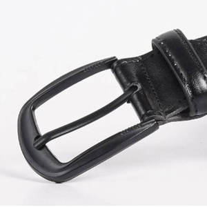 Cinturón de Cuero de Lujo para Hombre, Hecho en Pakistán, de Piel de Vaca, Hecho a Mano, Cinturón de Cuero Formal con Hebilla Clásica - Product Image 3