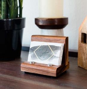 Présentoir de décoration de table de support de carte de couleur marron élégant avec cadre en acier inoxydable idéal pour les mariages et les bureaux - Product Image 2