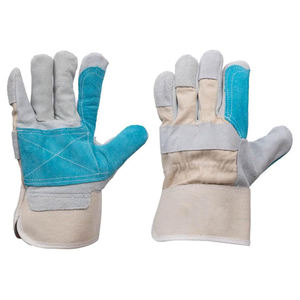 Guantes de Trabajo de Cuero Vacuno Resistentes y Duraderos de AQDAS INDUSTRIES, Resistentes al Aceite, Anti-Impactos, Personalizables para Conducir Camiones - Product Image 1