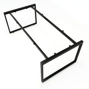 Ministral Contemporary 100x200cm Rectangular Steel <b>Frame</b> Conference Table Office Furniture Requires Assembly-HCRT010 - Product Image 1