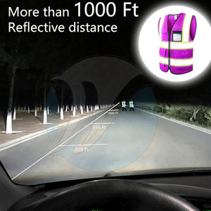 Ropa DE SEGURIDAD Venta caliente Chaleco adulto 2025 Desgaste reflectante Chaleco DE SEGURIDAD Precio razonable Chaleco de seguridad - Product Image 6