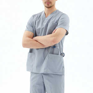 Conjuntos de Uniformes Médicos Personalizados para Hombre, 100% Algodón, Alta Calidad, Modernos, para Hospital y Enfermería - Product Image 3